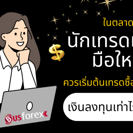 ในตลาด Forex นักเทรดเดอร์มือใหม่ ควรเริ่มต้นเทรด ซื้อขายด้วยเงินลงทุนเท่าไร?