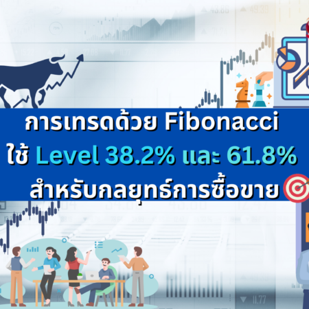 การเทรดด้วย Fibonacci ใช้ Level 38.2% และ 61.8% สำหรับกลยุทธ์การซื้อขาย