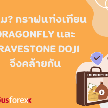 ทำไม? กราฟแท่งเทียน DRAGONFLY และGRAVESTONE DOJI จึงคล้ายกัน